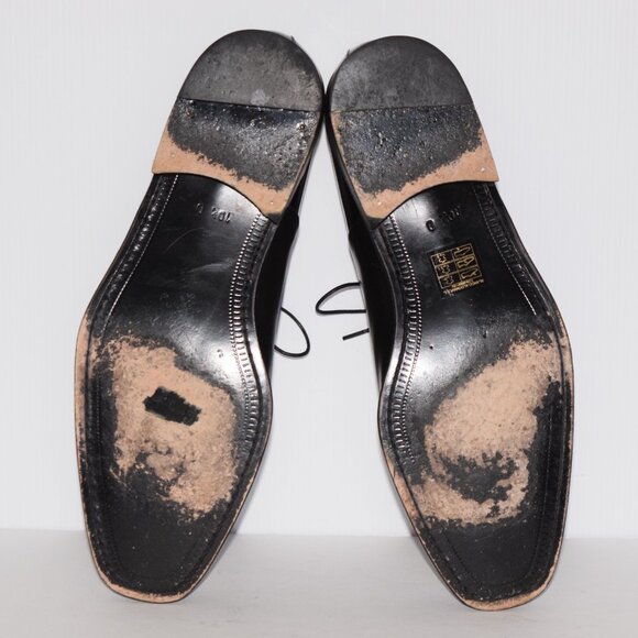 MAGNANNI Cesar Black Leather / Patent Leather Oxford Dress Shoes Size 10.5D main image 7